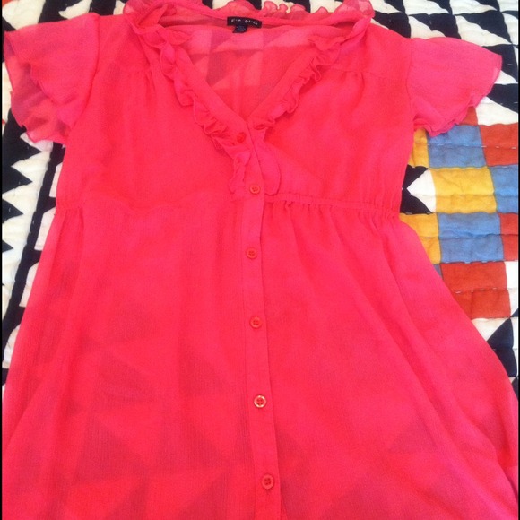 Pink Flowy top