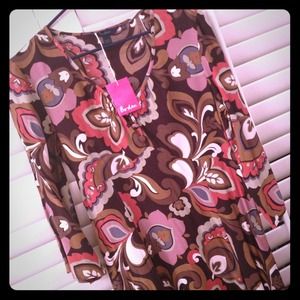 BUNDLE:  Boden floral dress & polka dot dress