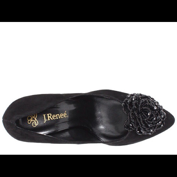 J.Renee black suede shoes - Picture 4 of 4