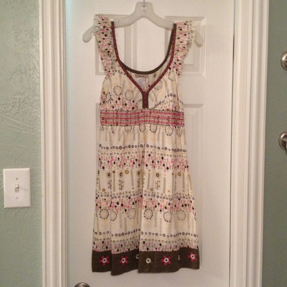 Flower print dress