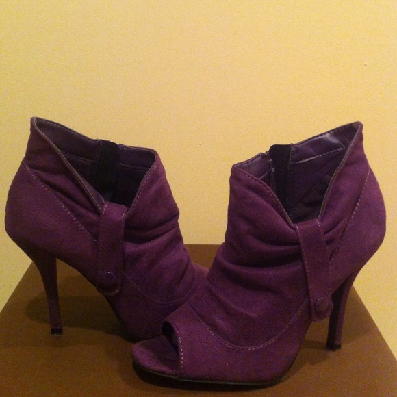 Delicious purple booties