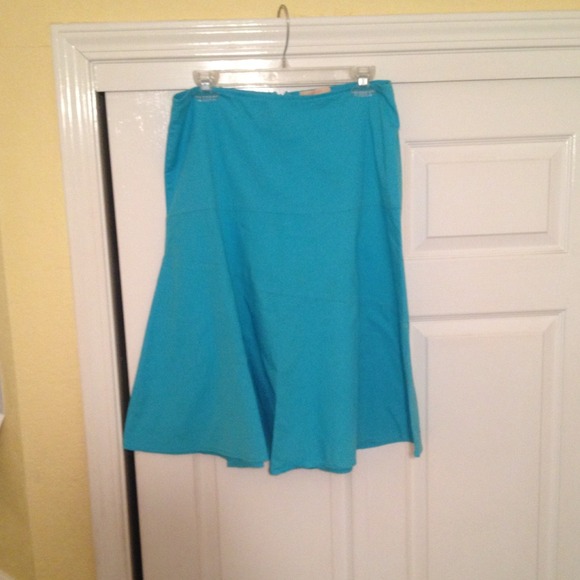 Aqua blue skirt
