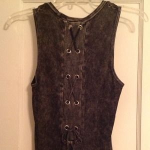 T-PARTY RIB-KNIT TANK