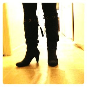 🔴SOLD🔴 Navy Blue "Suede" Boots