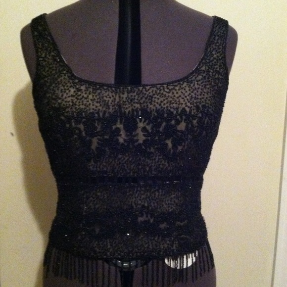 Beaded Special Occasion Top - Picture 1 of 1