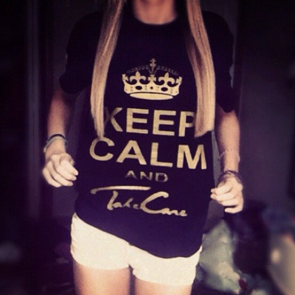 Keep Calm and Take Care Shirt!