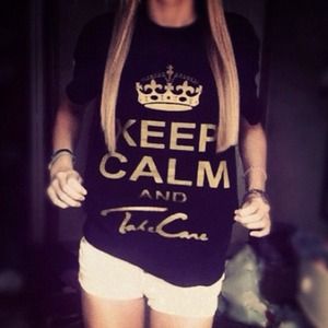 Keep Calm and Take Care Shirt!