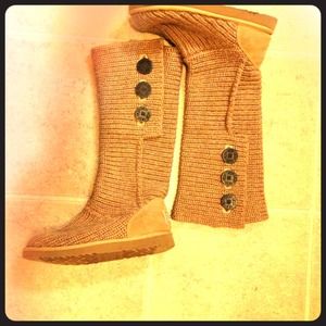 Ugg Australia Tall Cardy Crotchet Boots
