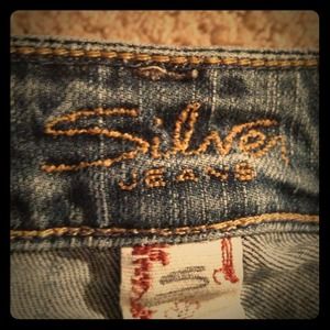 "Tina" Silver Brand Jeans