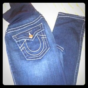 True Religion maternity jeans
