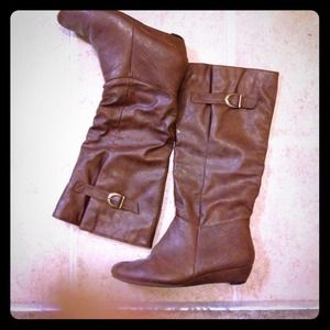 🔴SOLD🔴Flat Brown Riding Boots