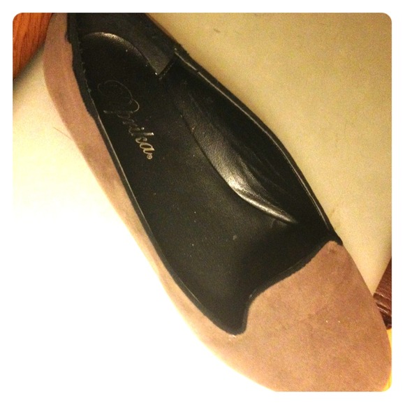 taupe flats