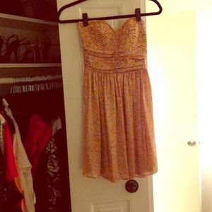 Gold Geometric Dress