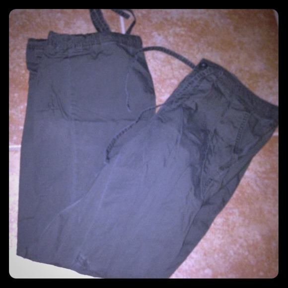 Dark Green Pants