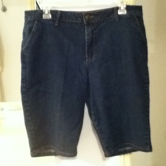 Denim shorts & Vera Brandly belt