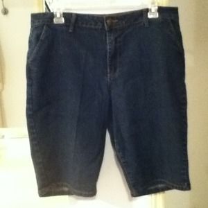 Denim shorts & Vera Brandly belt
