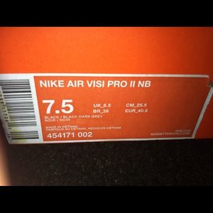**RESERVED FOR CALECIA89** 7.5 NIKE VISI PRO NB!!