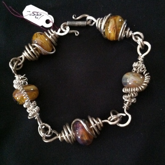 Sterling silver & lamp beads