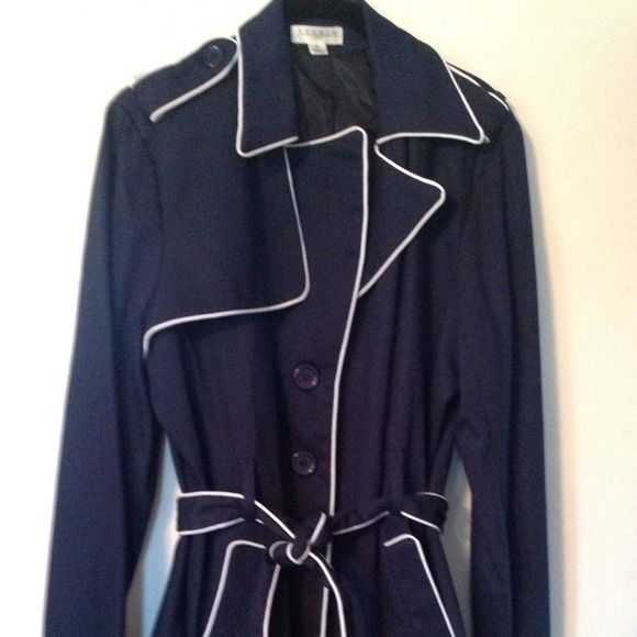 Navy trench jacket and danskin wrap bundle!!!