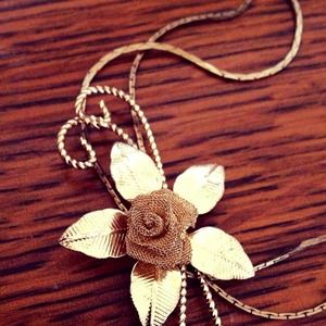 Vintage Floral Necklace