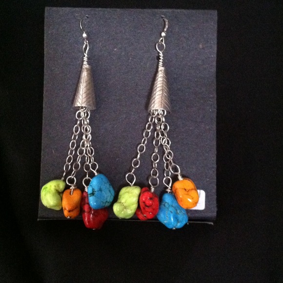 Turquoise & sterling silver earings