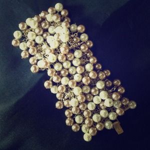 Stella & Dot Grace Pearl Bauble Bracelet