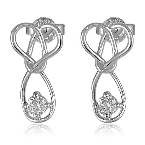 14k gold & diamond fashion earrings