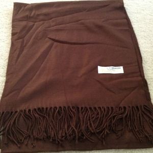 New Dark Chocolate Shawl - Cashmere