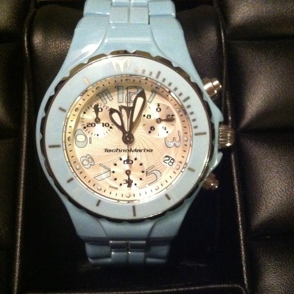 TechnoMarine light blue iconic ceramic watch main image 4