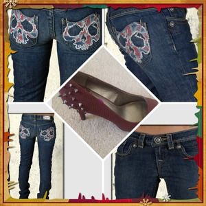 RESERVED BUNDLE - Rock jeans & love junkie shirt