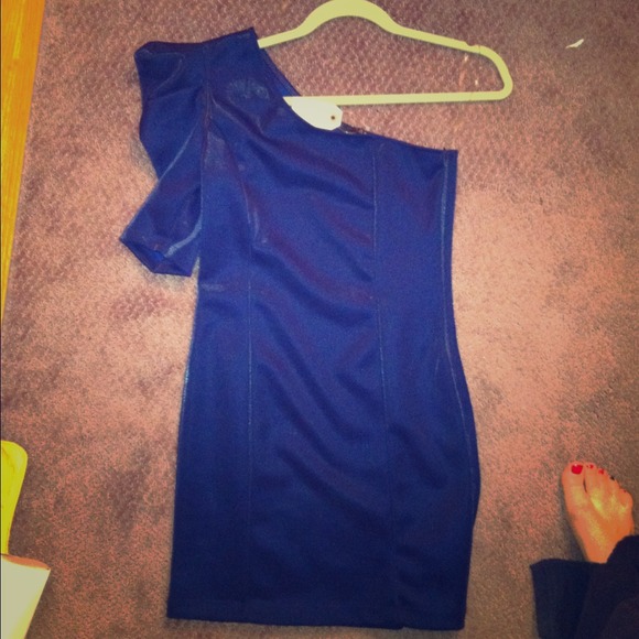 Voxx slinky blue dress