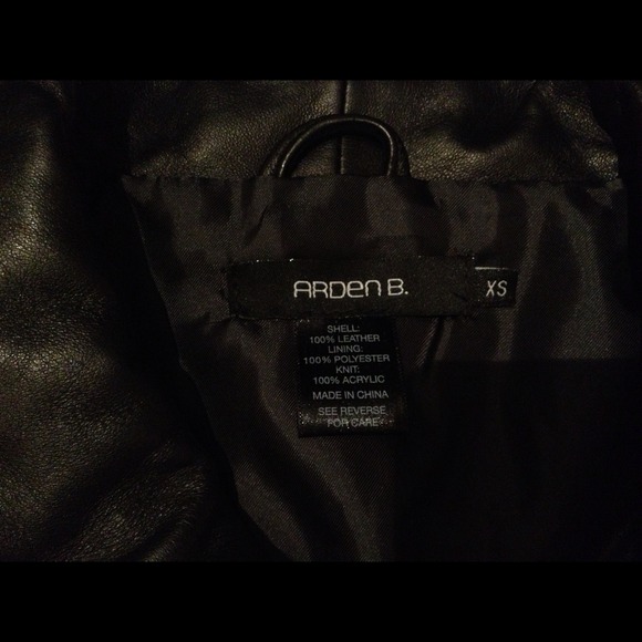 Arden B. Leather jacket