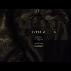 Arden B. Leather jacket