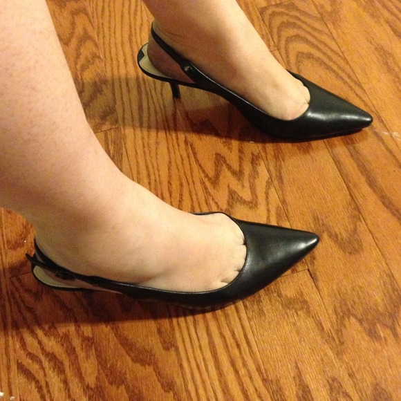 Decided to keep! Black Via Spiga sling backs!
