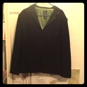 Black beaded blazer.