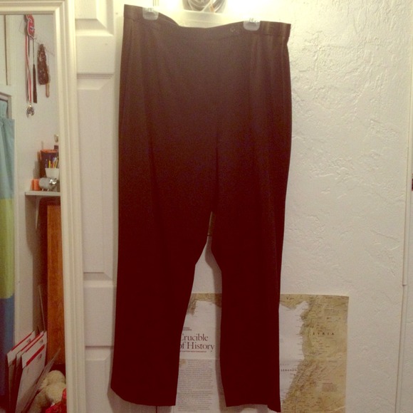 Brown dress pants.