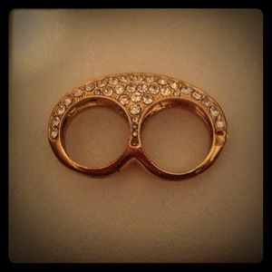 BCBG two finger ring just reduced