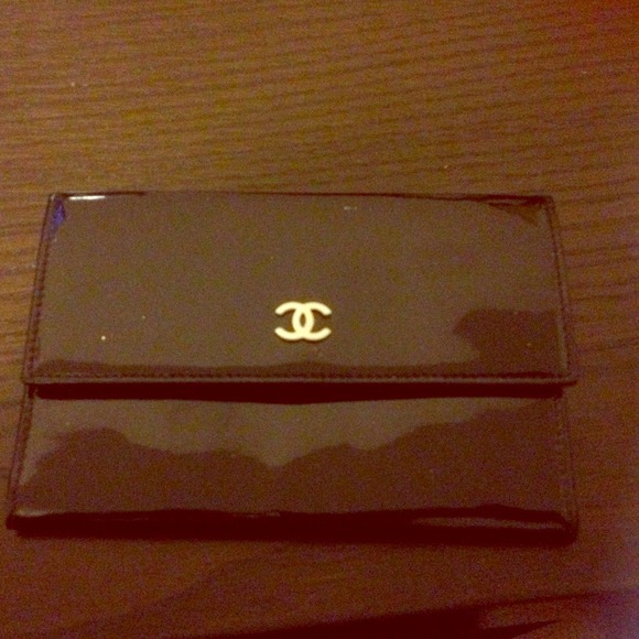 SOLD!!! Chanel patent leather wallet