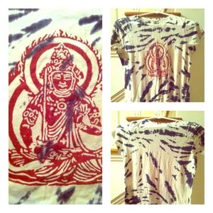 ❌SOLD❌  Lucky Brand Tie Dye Buddha Tee REDUCED