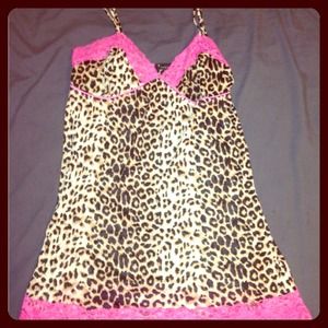 Leopard Lace tank