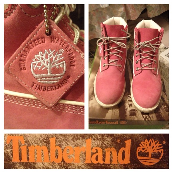 Pink Timberland Boots!