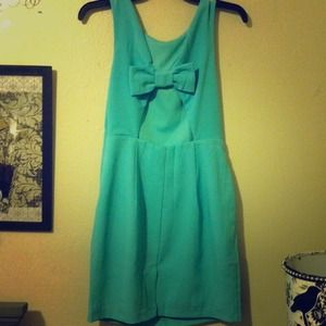 Bright Aqua Anniversary Dress