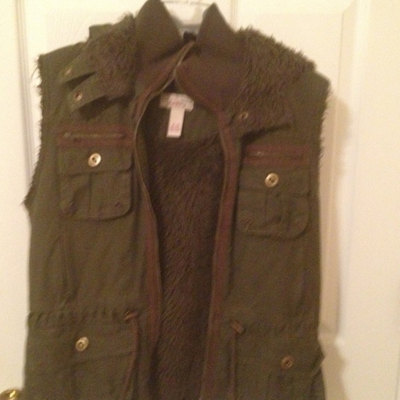Insulated vest.