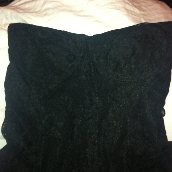 Billabong Black Dress - Strapless w/ Pockets - NEW - Picture 2 of 4