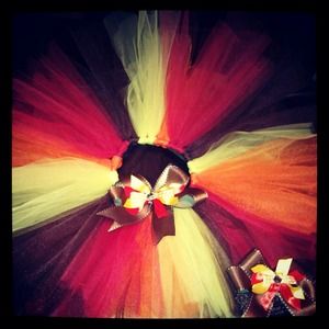 Homemade tutus and headbands