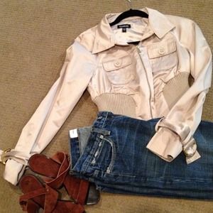 Bebe crop jacket sold to @terry bundle joes jeans