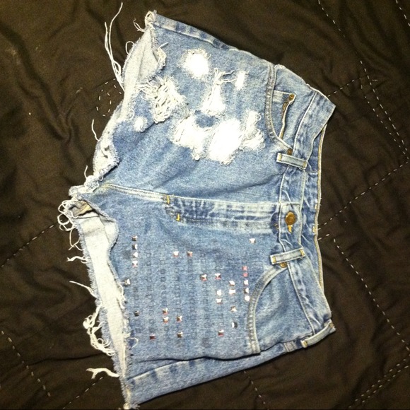 High waisted shorts