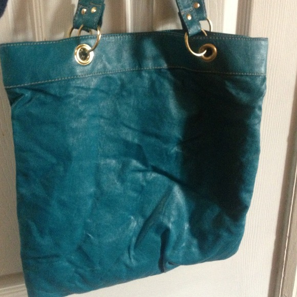 Teal Faux leather bag - Picture 3 of 3