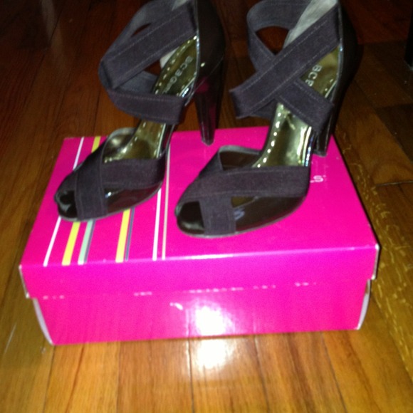 BCBGirls Brown Strappy Sandals - Picture 2 of 2