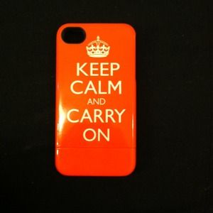Keep Calm and Carry On iPhone 4/4s case!